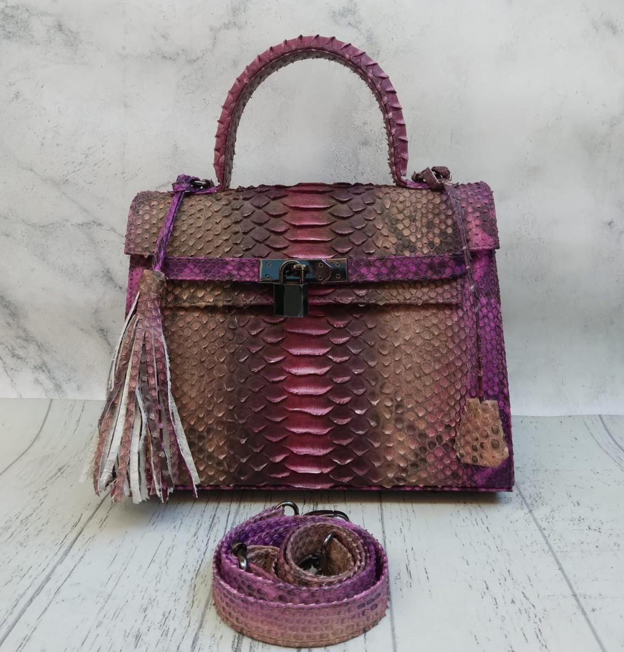 Baby Pinky Beige Snakeskin Python Shoulder Designer Evening Handbags For Women